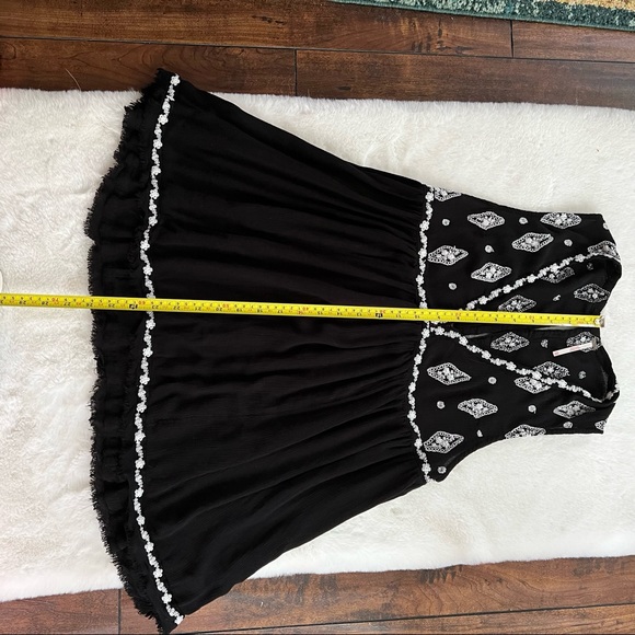Free People Diamond Embroidered Tunic Black Size XS - Picture 16 of 16